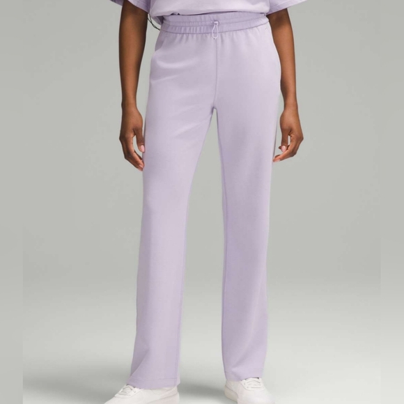 Lululemon Softstreme High-Rise Pant Full Length Lilac Ether Size 4 - Picture 1 of 10